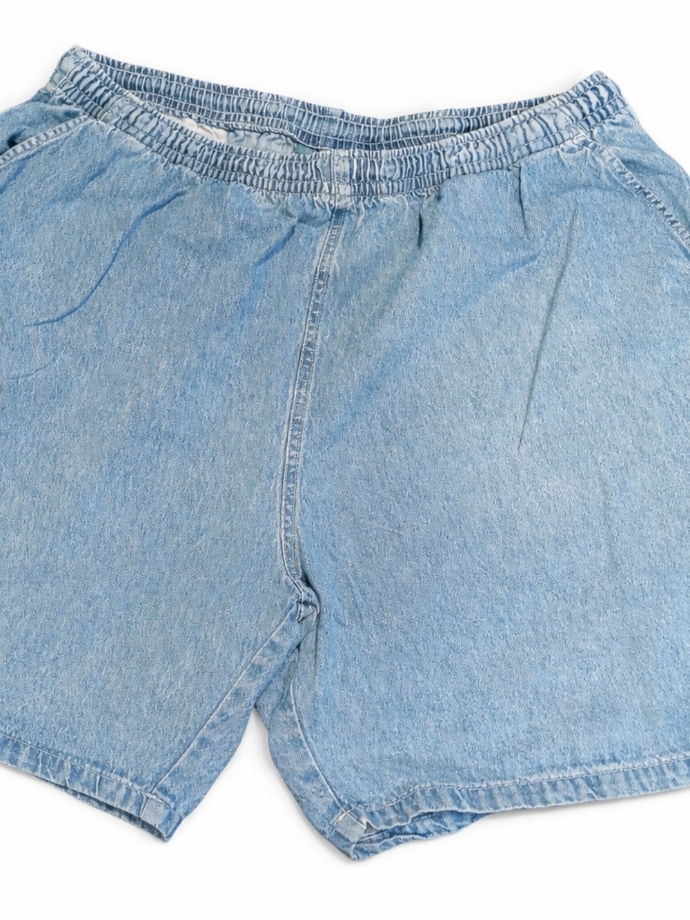 Big Dogs Men’s Shorts XL Light Wash Elastic Waist Casual Denim